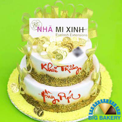 Bánh kem khai trương hồng phát